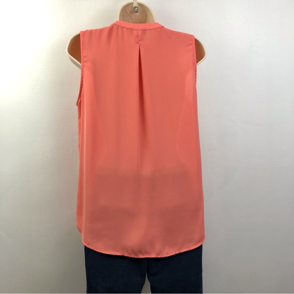 The Limited Orange Sleeveless Popover Top - Picture 2 of 16